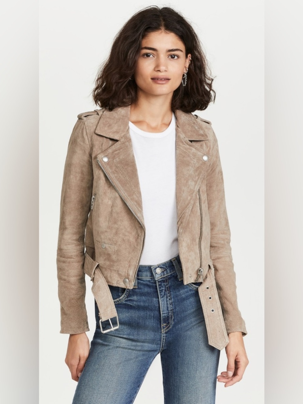 BLANK NYC genuine suede jacket Sz Sm $200